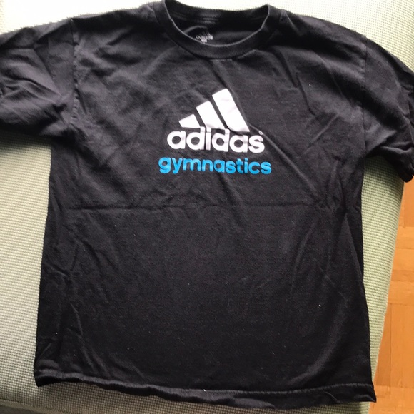 Adidas black Tshirt size youth medium - Picture 1 of 3